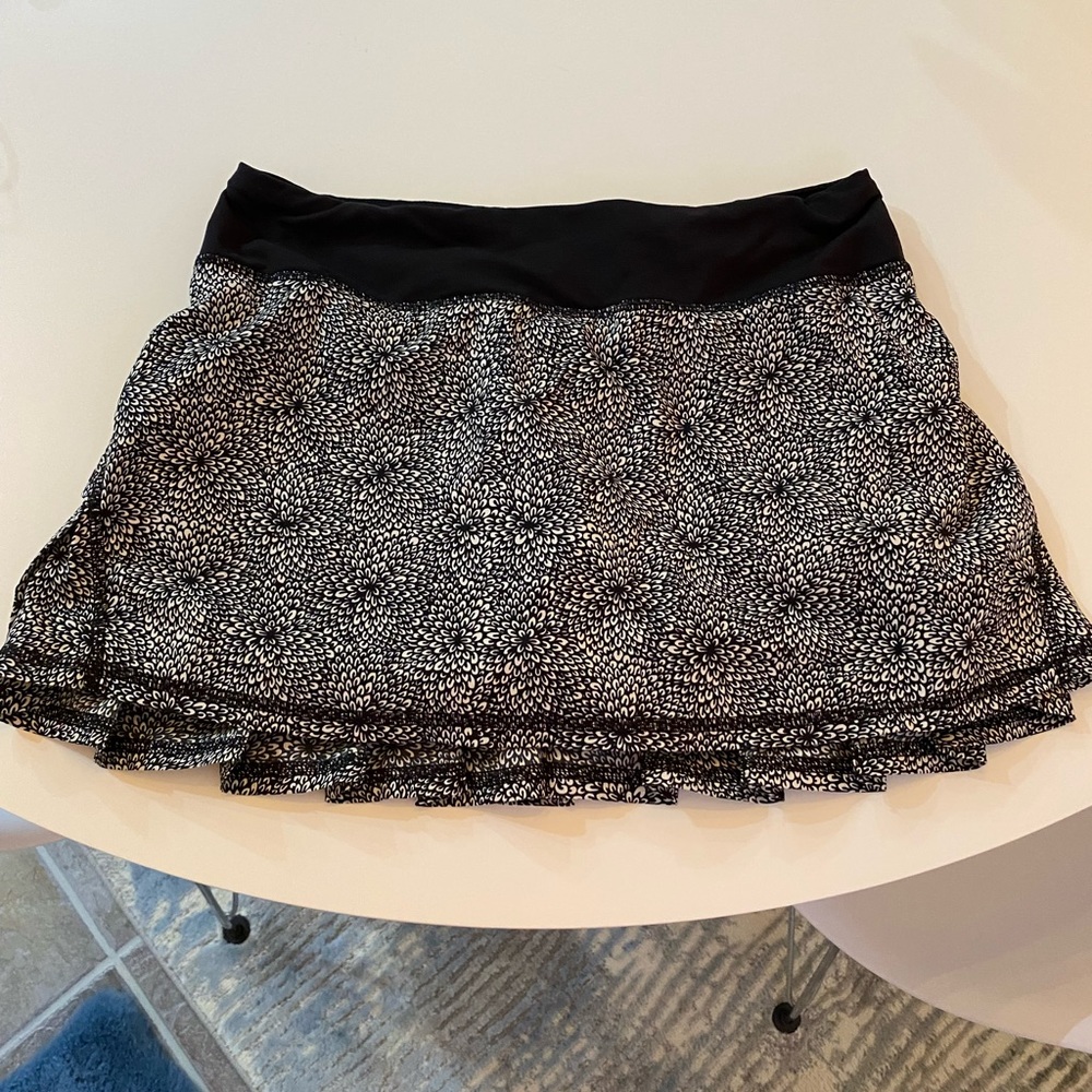 Lululemon Ruffled Tennis Skort Floral